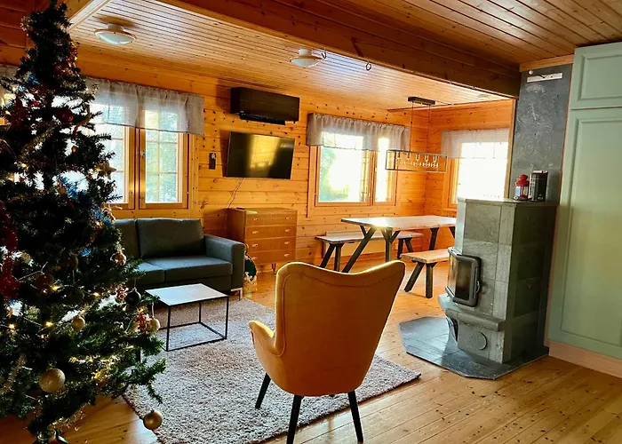 Log In 10 Min From Santa Claus Village-sauna&freeparking روفانييمي